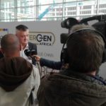 Independent energy expert Ted Blom addressing the media at AUW 2019