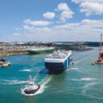 MV TITUS on her maiden voyage heads into the Port of East London – Image Transnet National Ports Authority