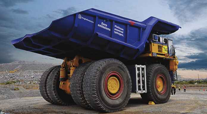 Anglo American hydrogen powered truck