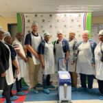 Glencore representatives, LLT Medical Specialist Equipment Representative and Job Shimankana Tabane Hospital staff members at Neonatal ward_