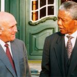 FW de Klerk and Nelson Mandela